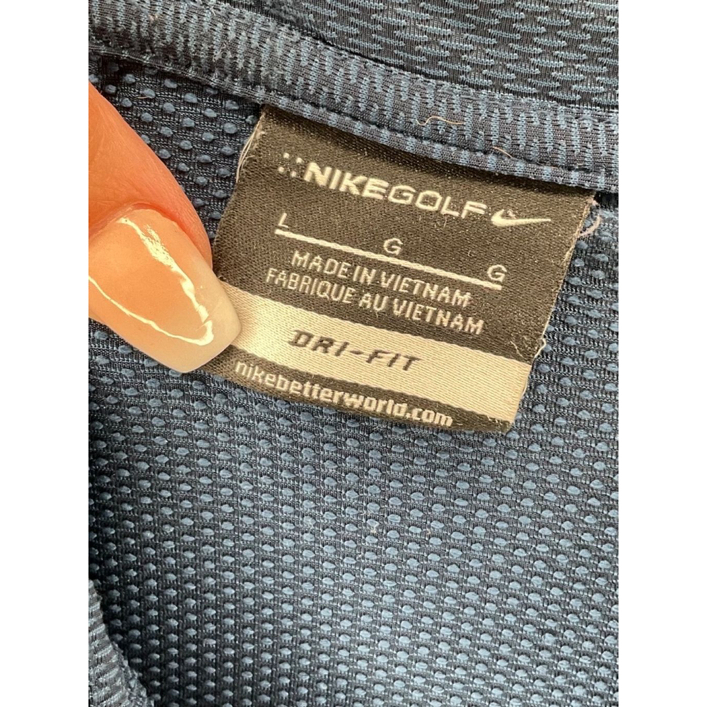 Men's Nike Golf Polo Shirt L Blue - Picture 3 of 5